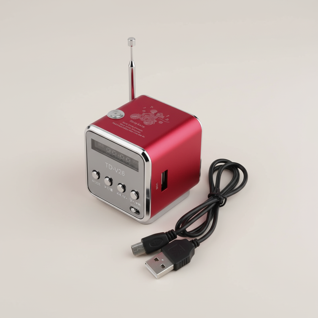 SoniqueCube Tragbarer wiederaufladbarer Mini-Lautsprecher