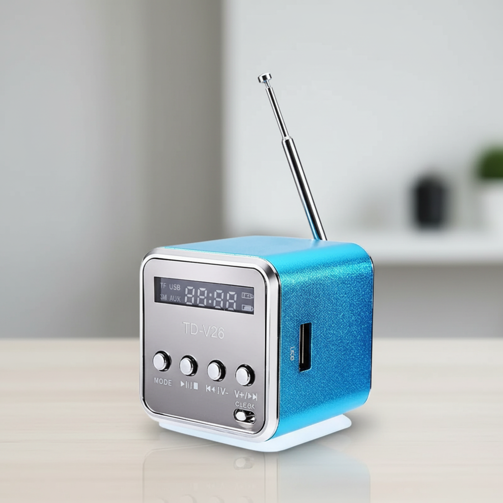 SoniqueCube Tragbarer wiederaufladbarer Mini-Lautsprecher