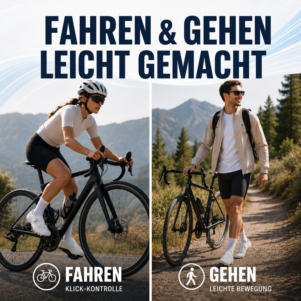 Sprintlock Selbstsperrend SPD Rennrad-Schuh