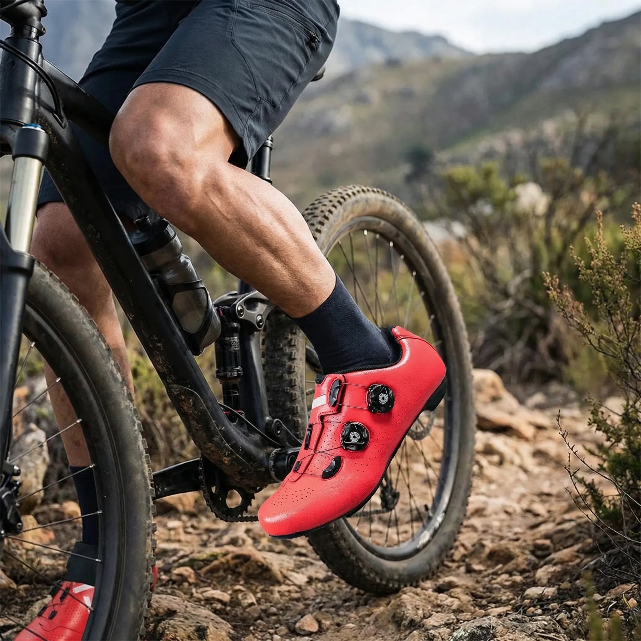 Spynlock Selbstsperr-Rennrad- und Mountainbike-Radschuh
