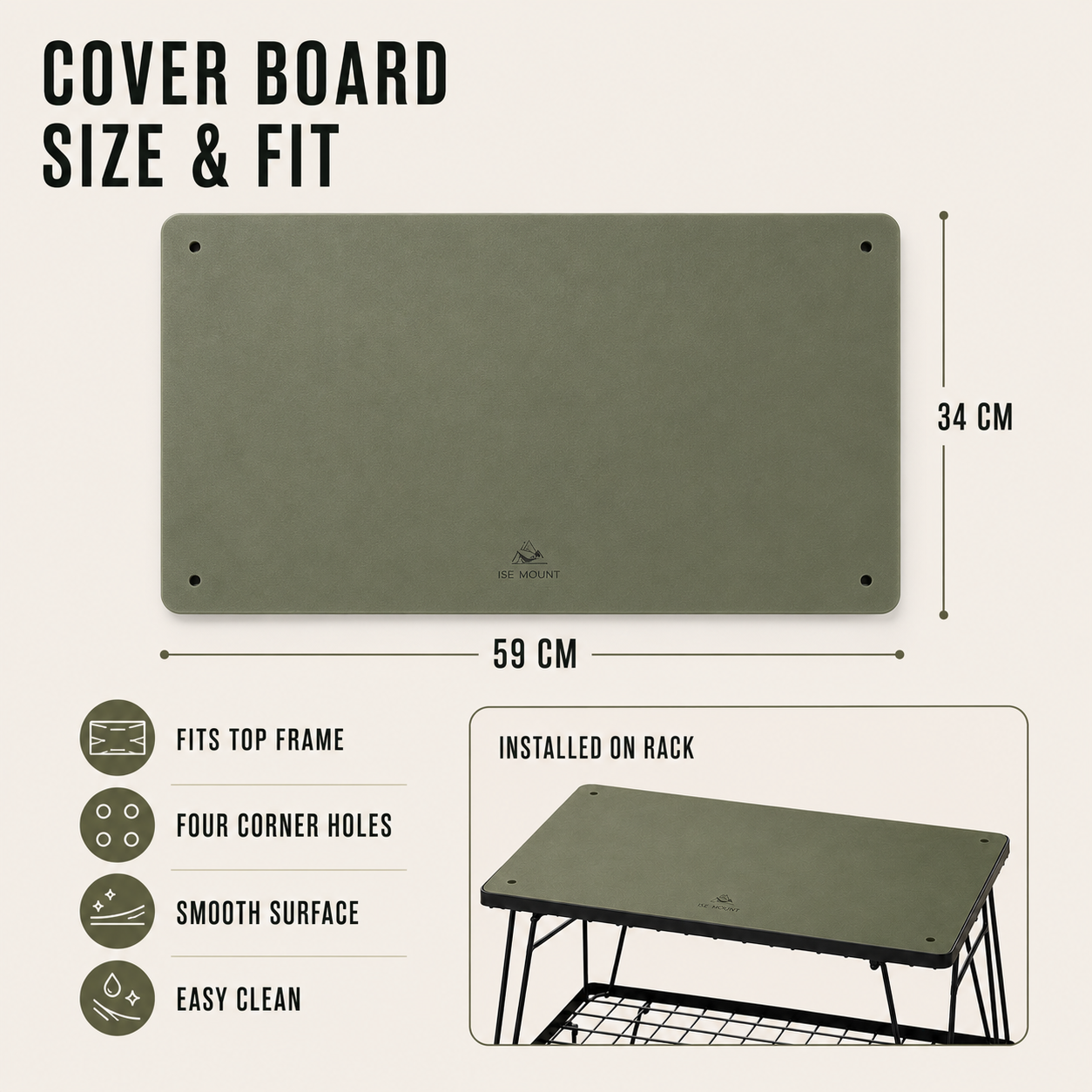 Stackly Klappbarer Stapelbarer Outdoor-Campingtisch