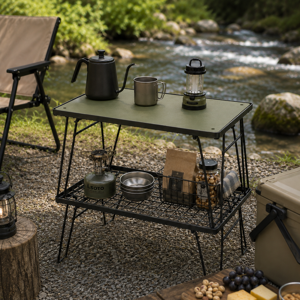 Stackly Klappbarer Stapelbarer Outdoor-Campingtisch