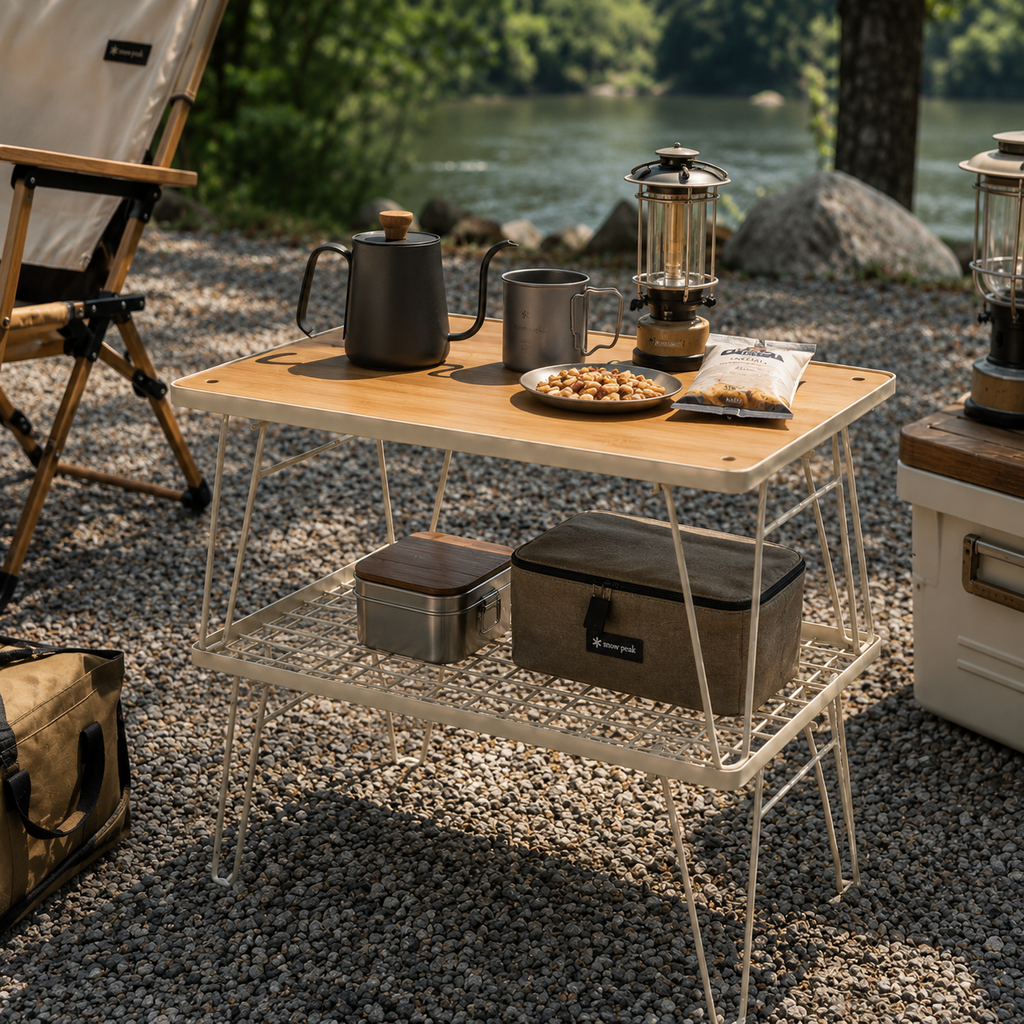Stackly Klappbarer Stapelbarer Outdoor-Campingtisch