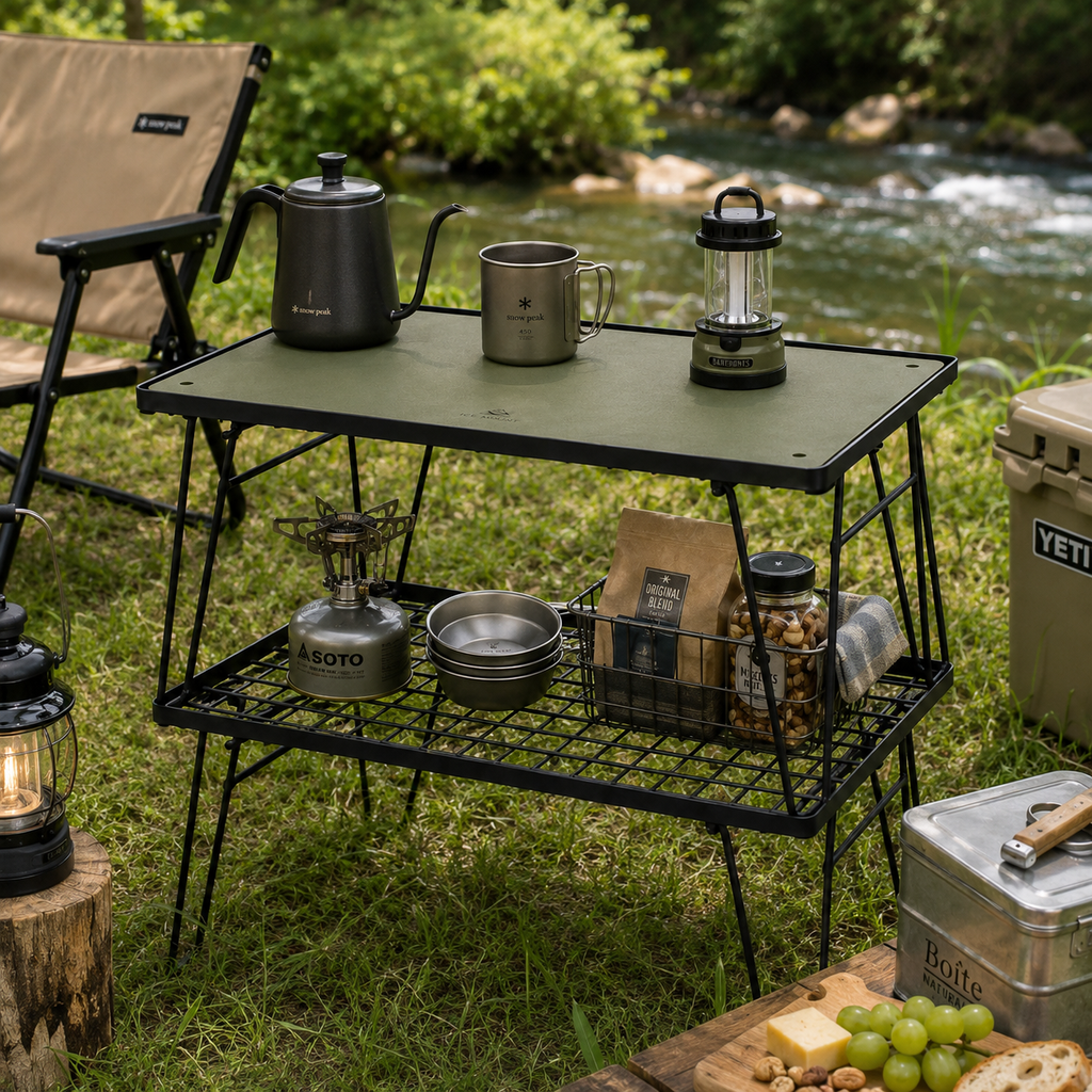 Stackly Klappbarer Stapelbarer Outdoor-Campingtisch