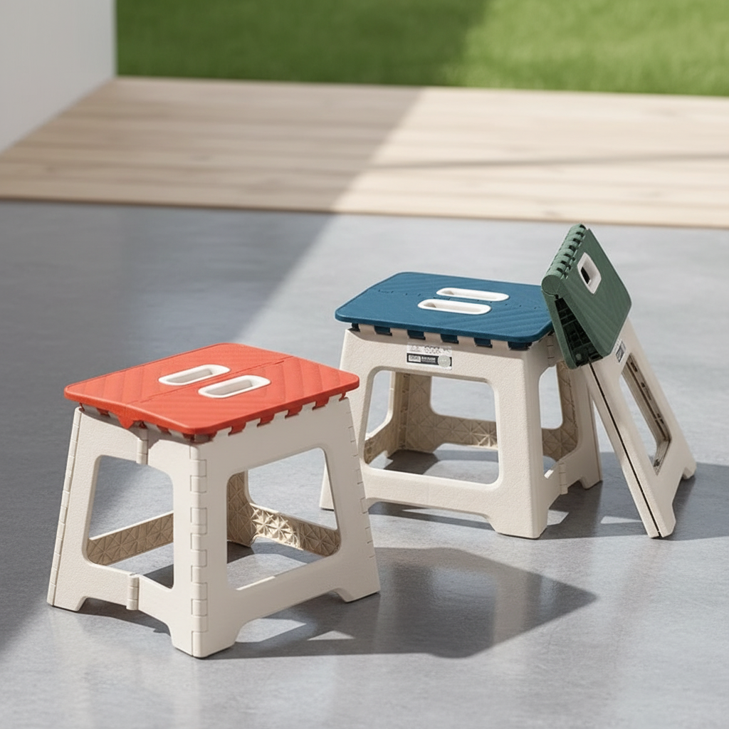 StoolioFold Klappbarer Mini-Campinghocker
