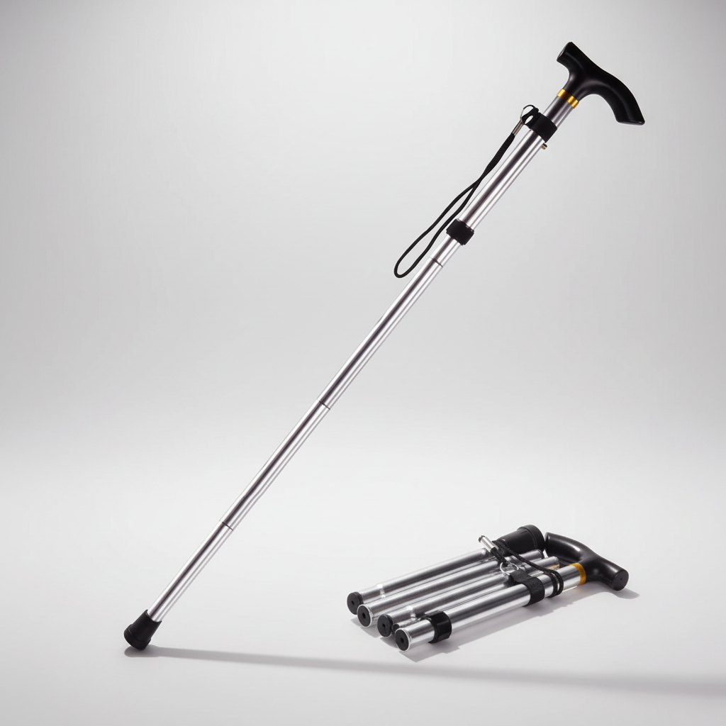 snoutatelier | StrideFold Teleskop-Wanderstock klappbar