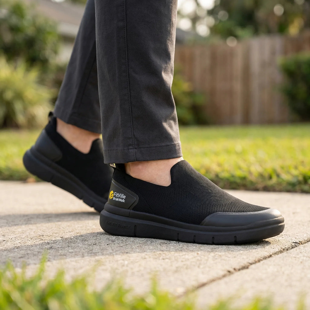 Strideax Übergroße Slip-On-Gehschuhe