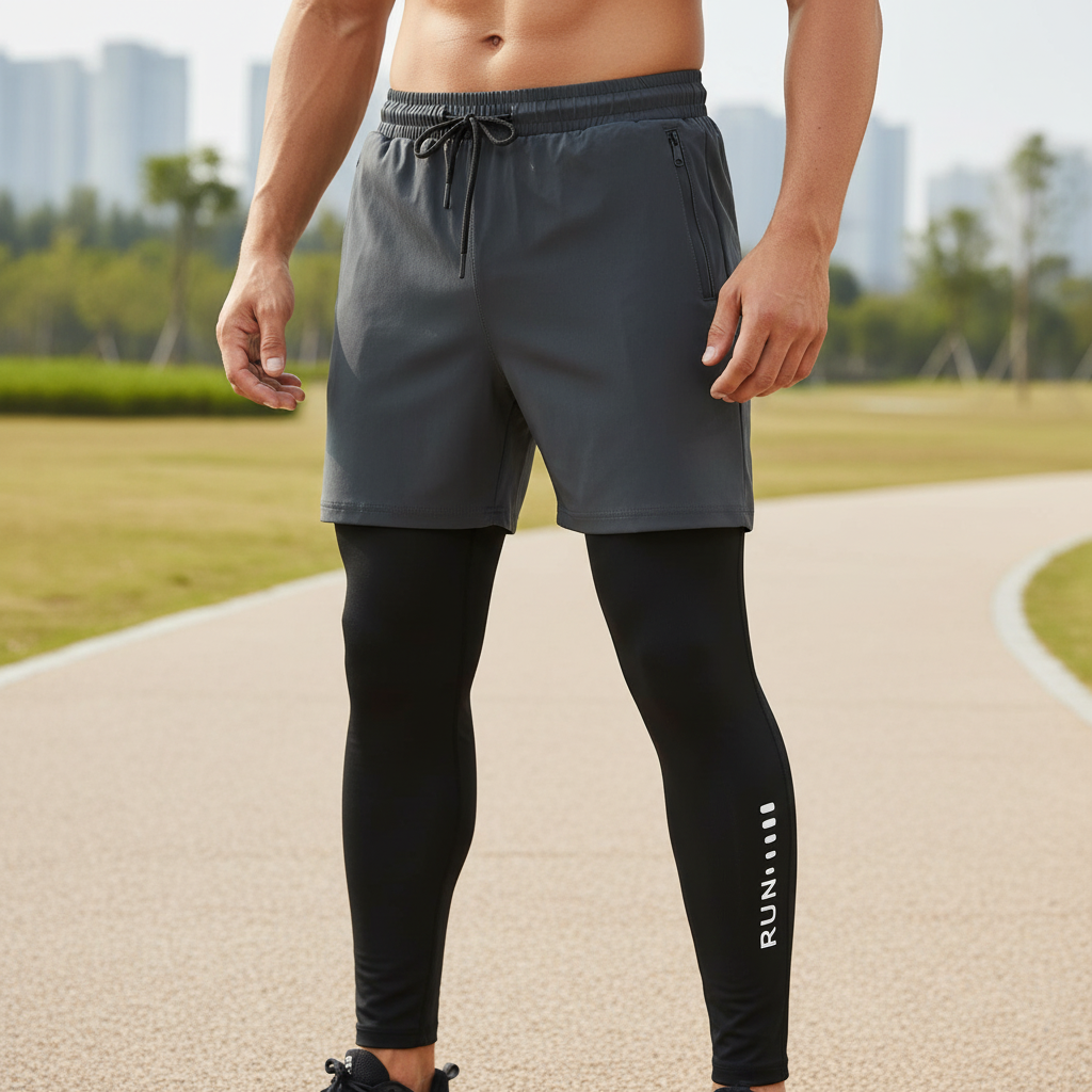 Striderex Zwei-in-Eins-Trainingshose