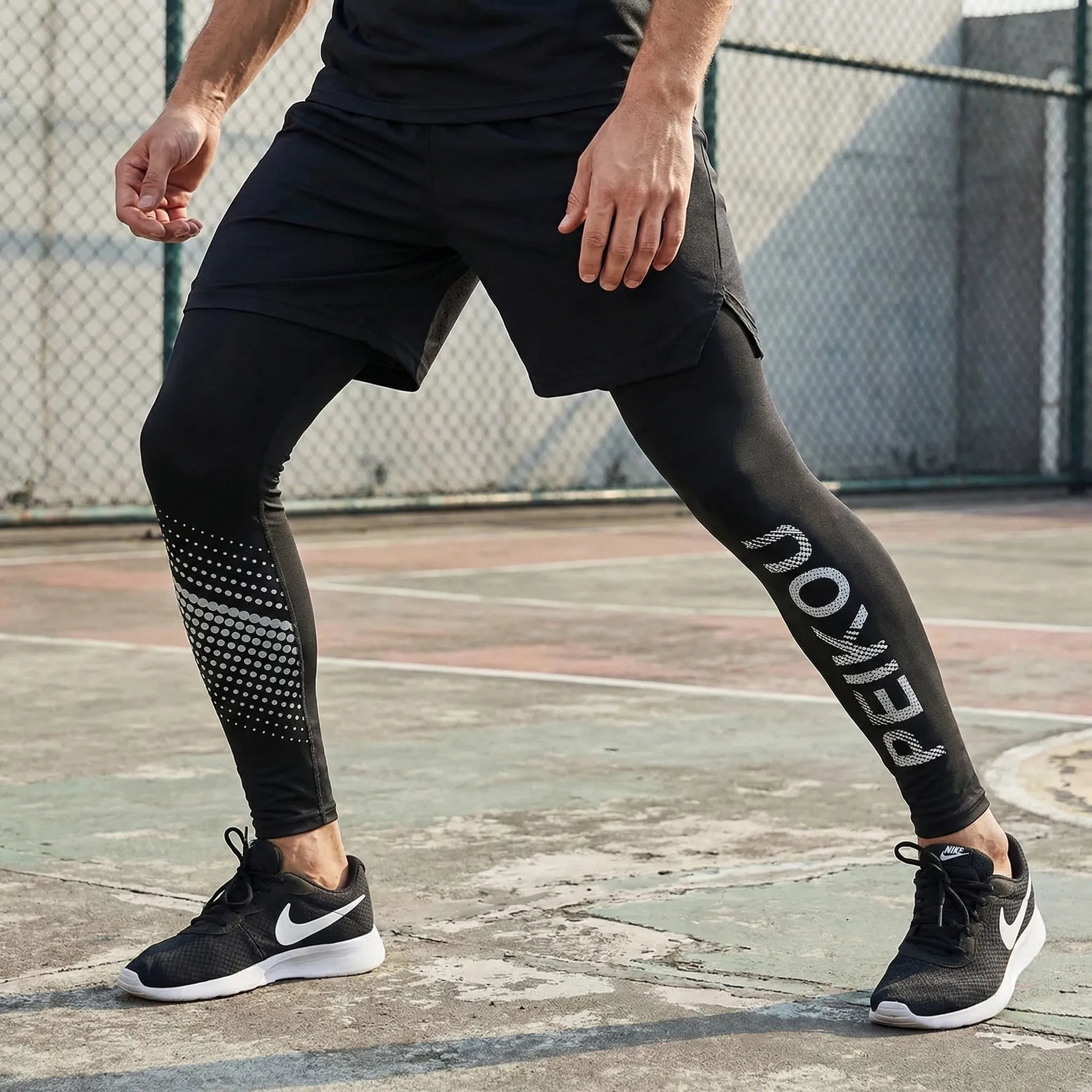 Strykex Herren-Kompressions-Trainingstights