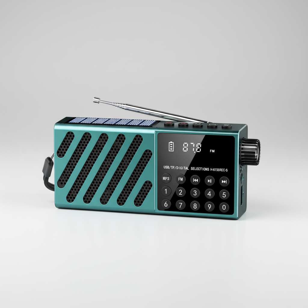 SunTone Tragbares solarbetriebenes Radio
