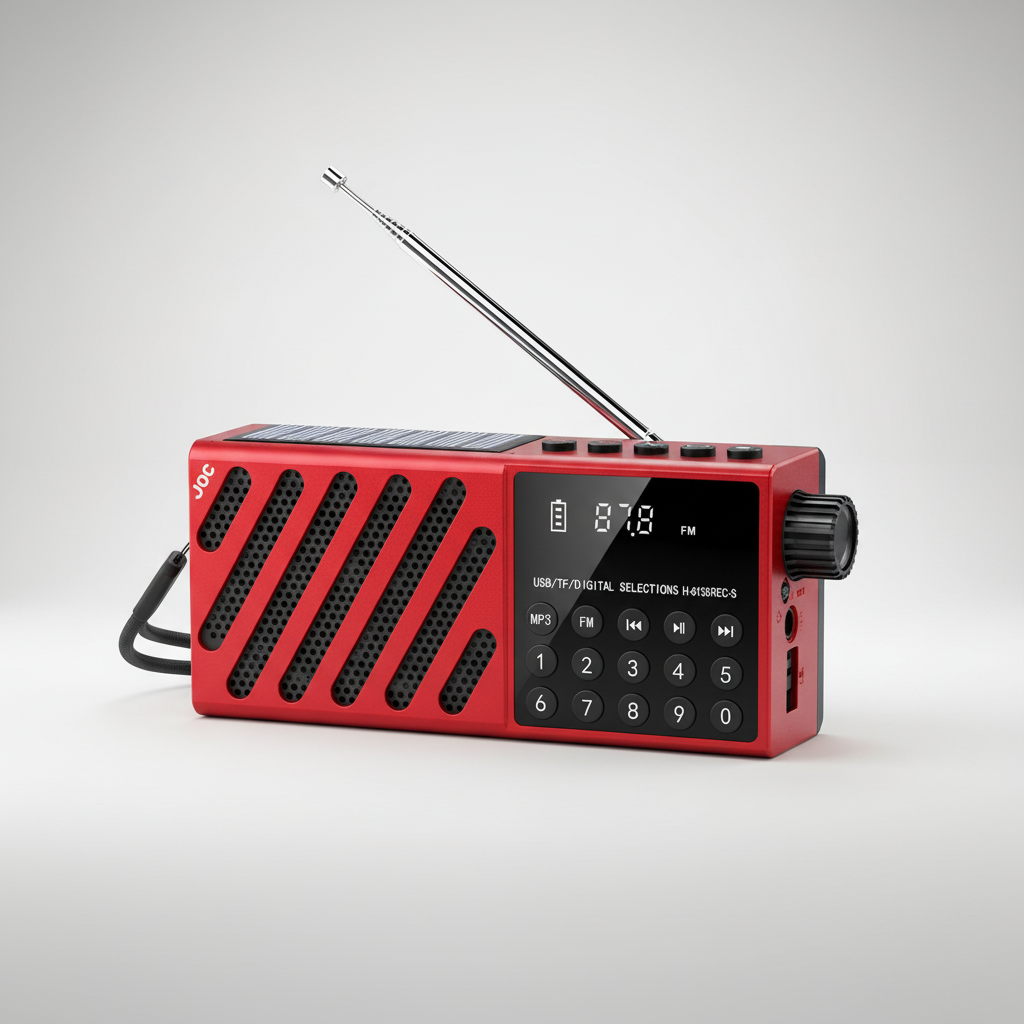 SunTone Tragbares solarbetriebenes Radio