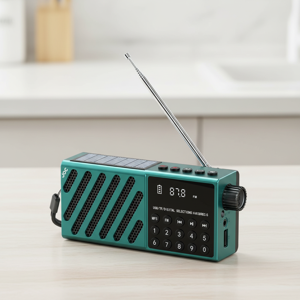 SunTone Tragbares solarbetriebenes Radio