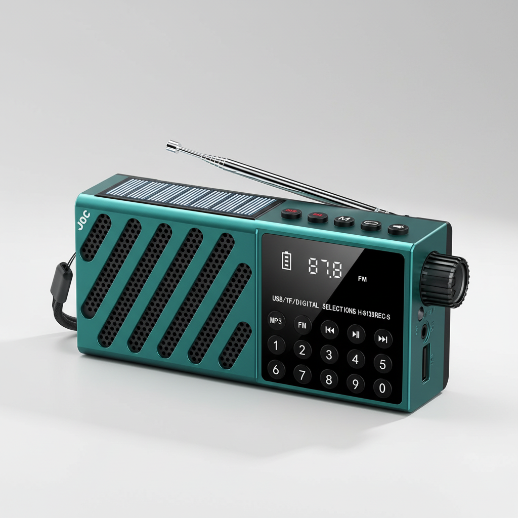 SunTone Tragbares solarbetriebenes Radio