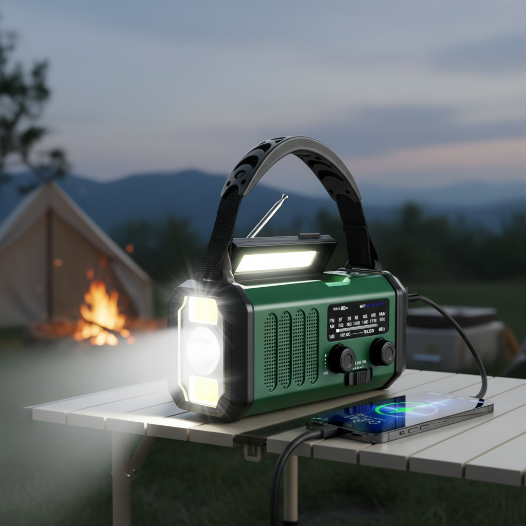 SurviBeam Handkurbel-Notfallradio