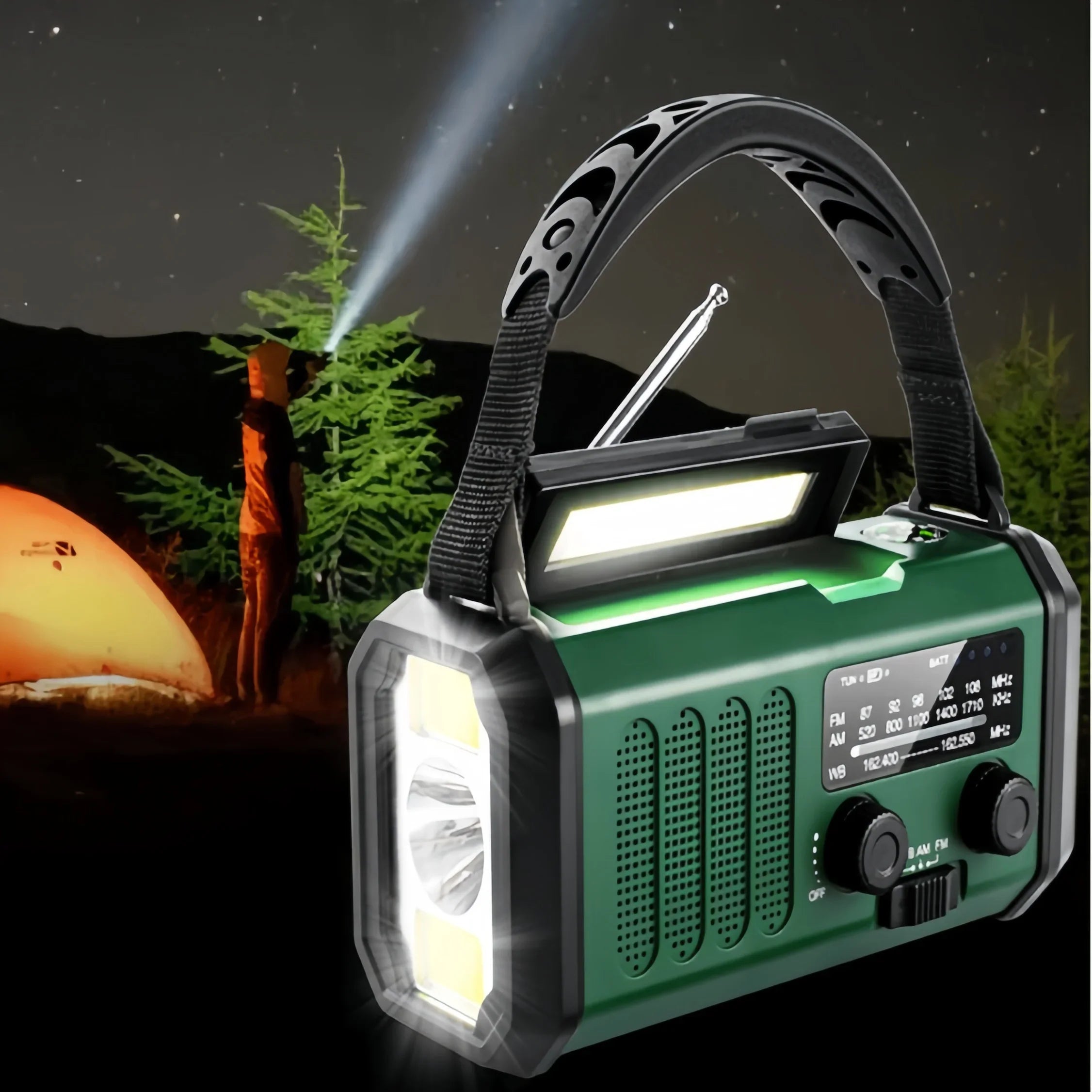 SurviBeam Handkurbel-Notfallradio