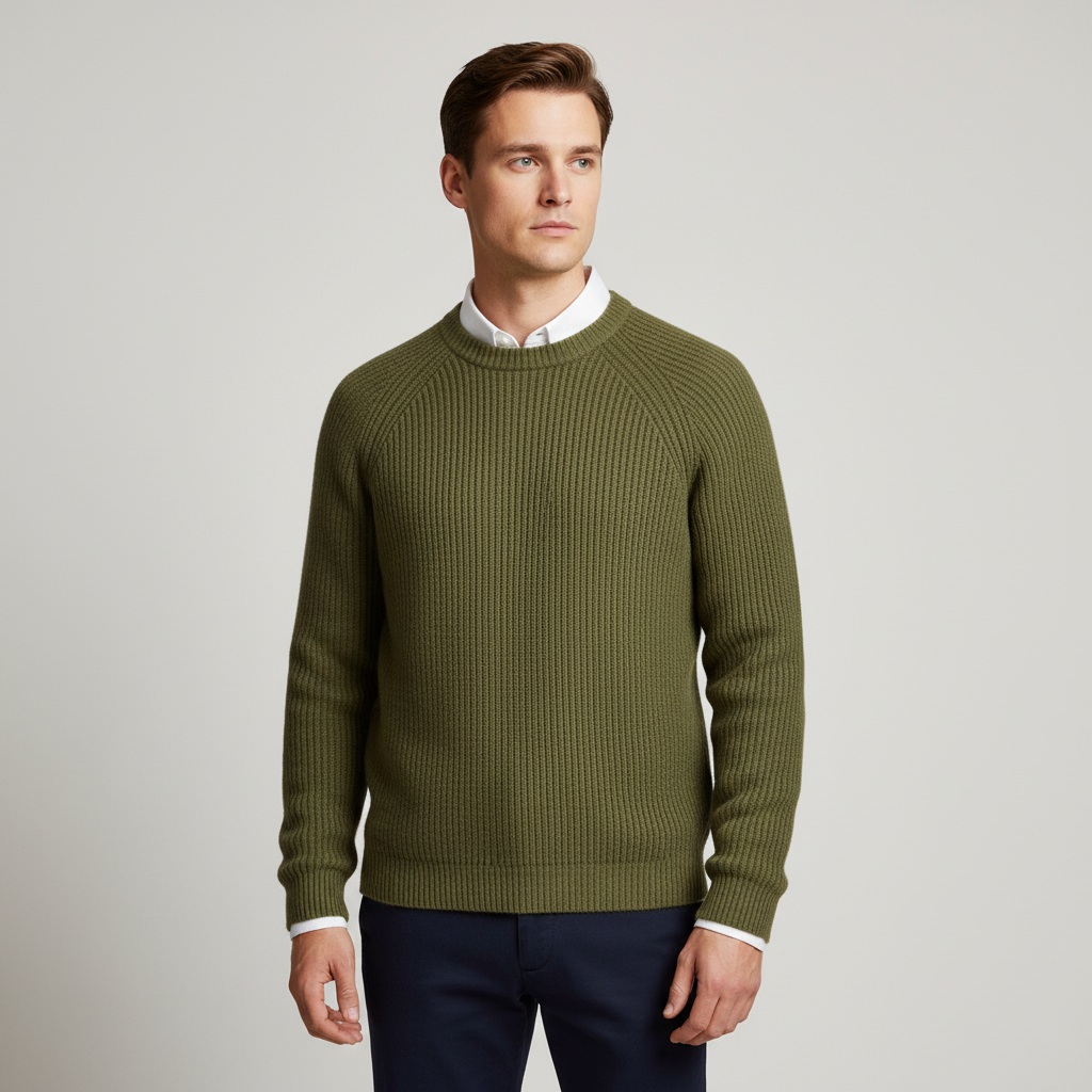 Dicker Merinowoll-Pullover