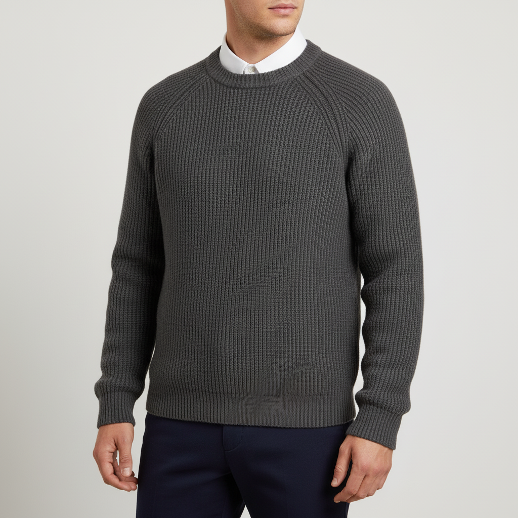 Dicker Merinowoll-Pullover