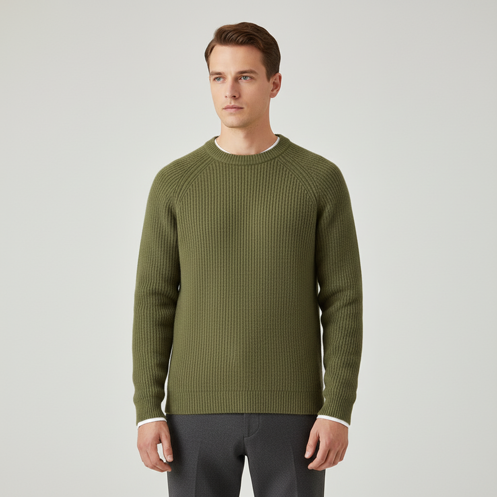 Dicker Merinowoll-Pullover