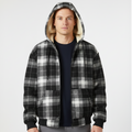 Verdickte Karo-Jacke