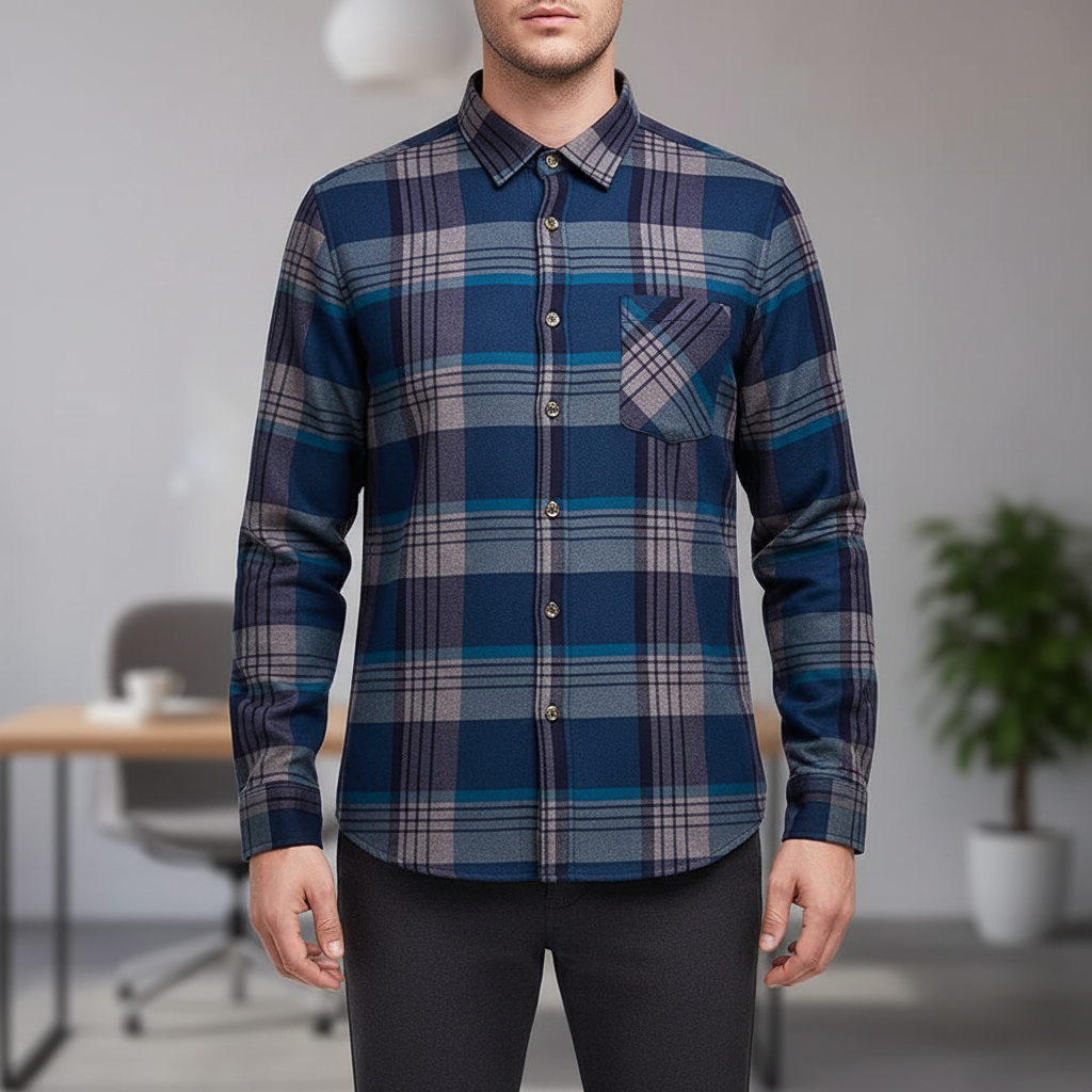 Verdicktes Flanellhemd