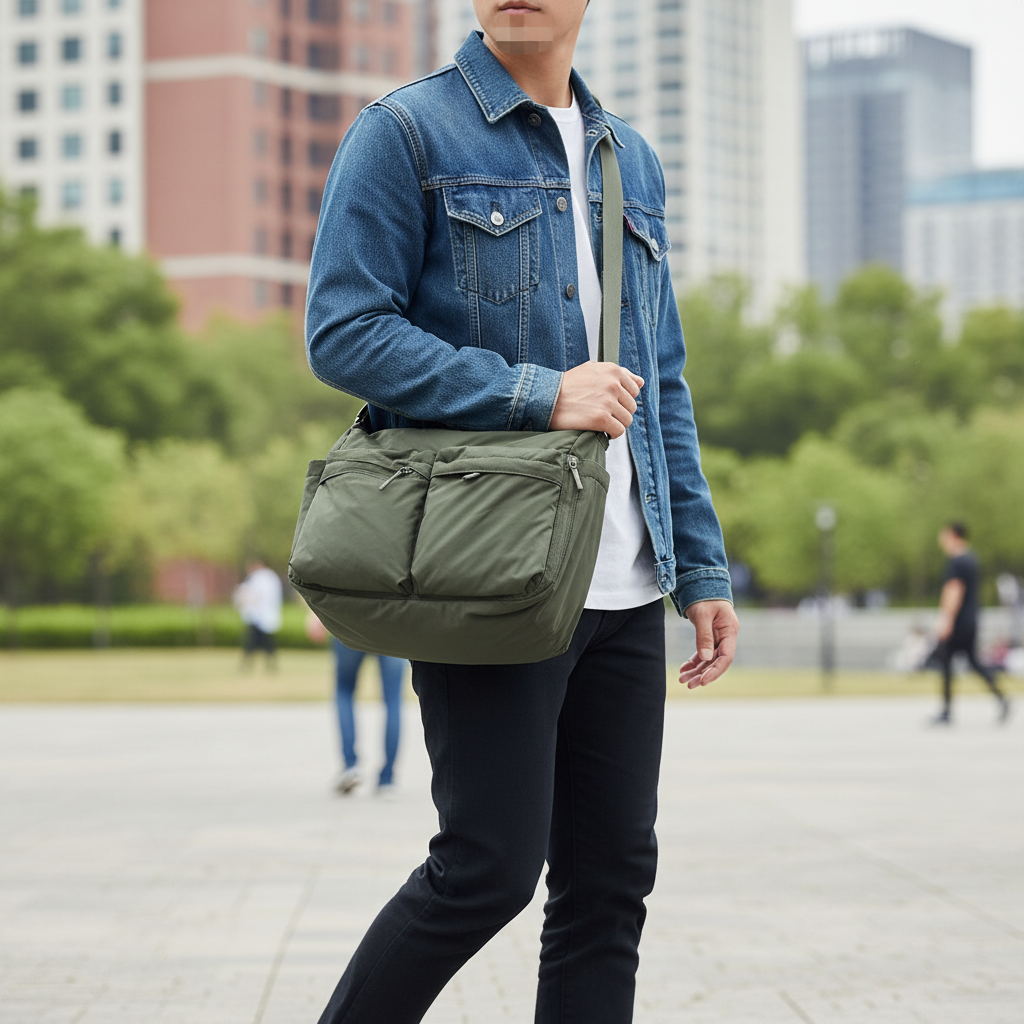 Verdickte Messenger-Tasche