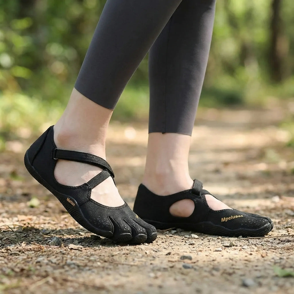 Toevara Fünf-Zehen-Minimalisten-Flachschuh