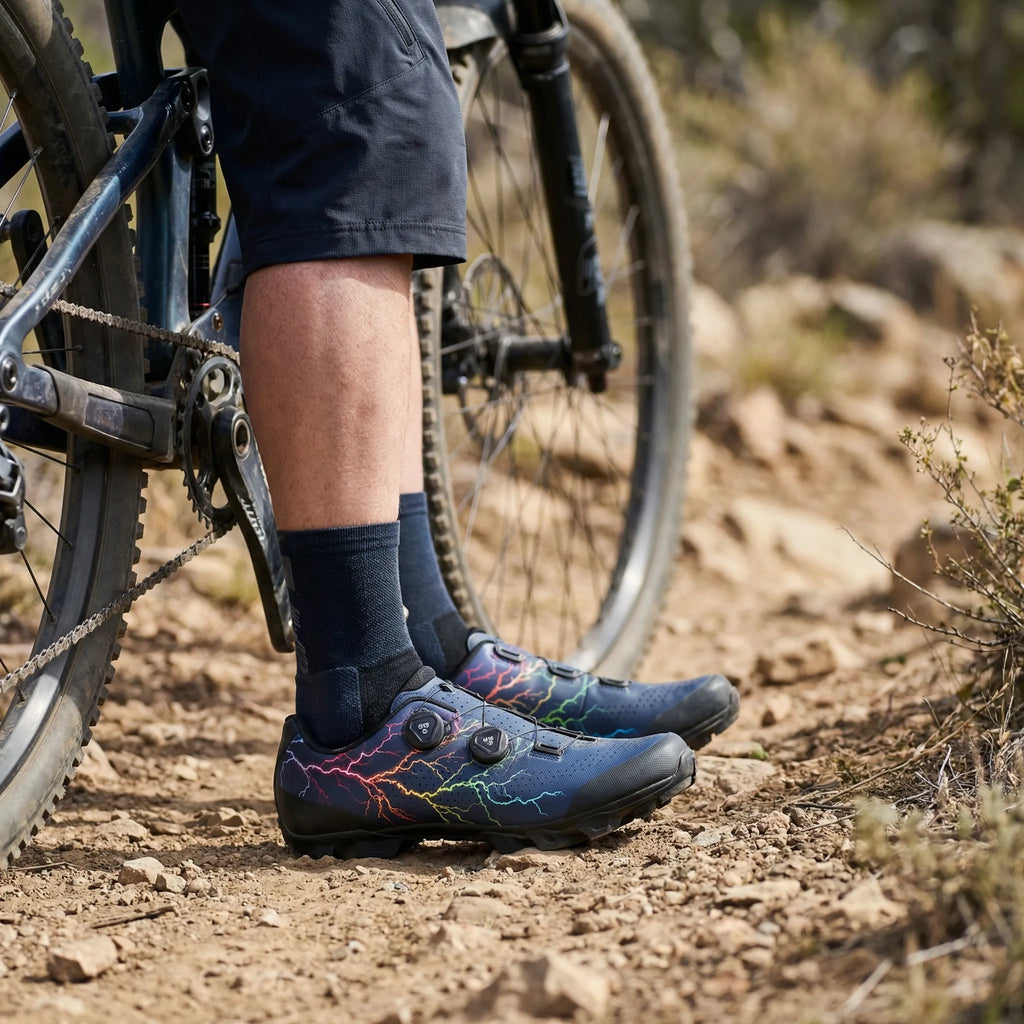 Tracknix SPD-kompatible Mountainbike-Radschuh