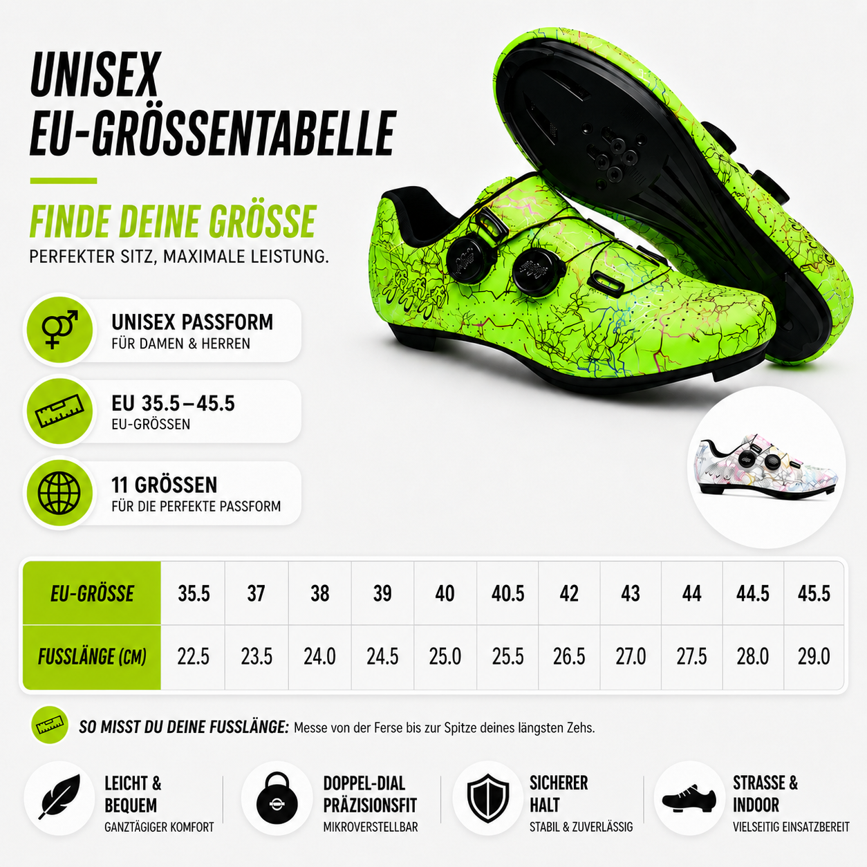 Tracknix SPD-kompatible Mountainbike-Radschuh