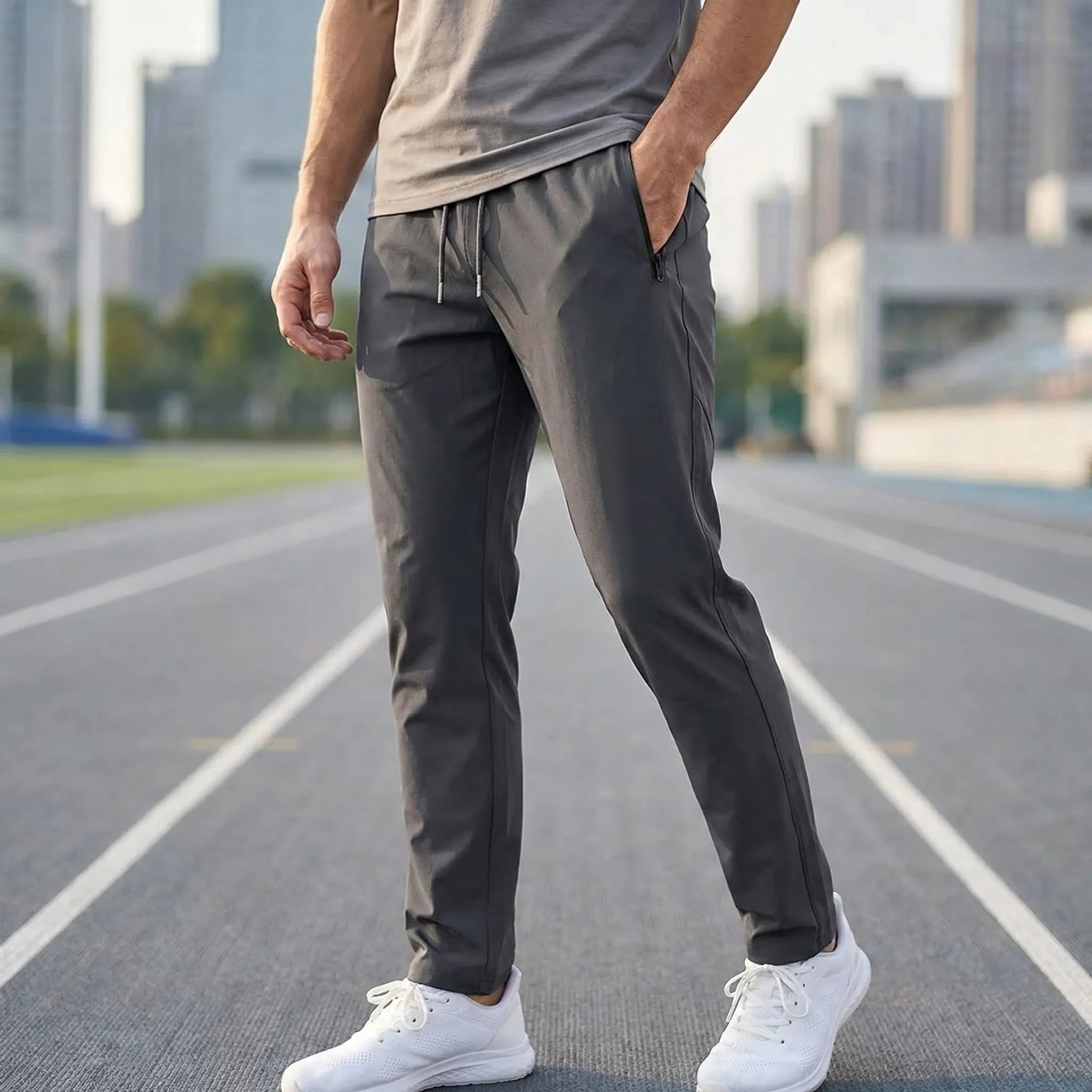 Trackon Slim-Fit Herren Jogginghose