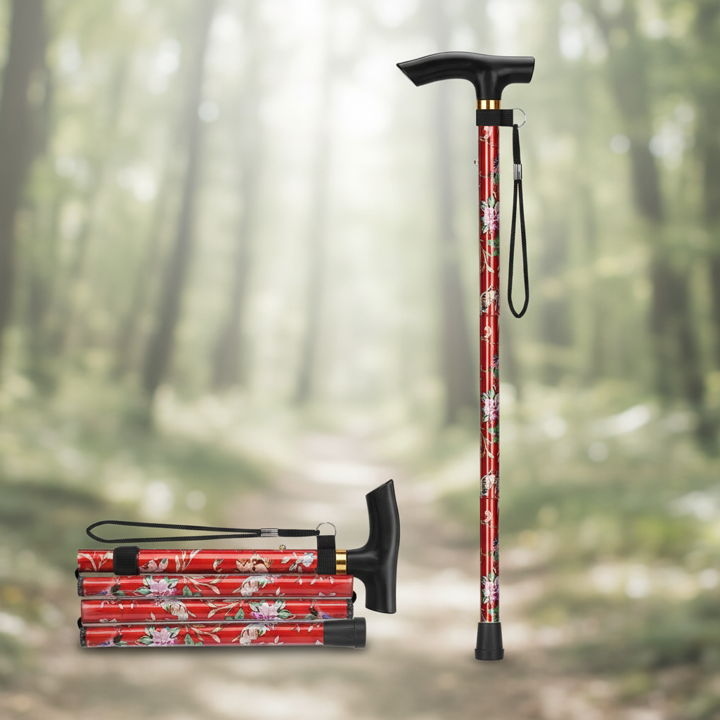 Nordspur | TrailFlora Verstellbare Faltbare Gehhilfe