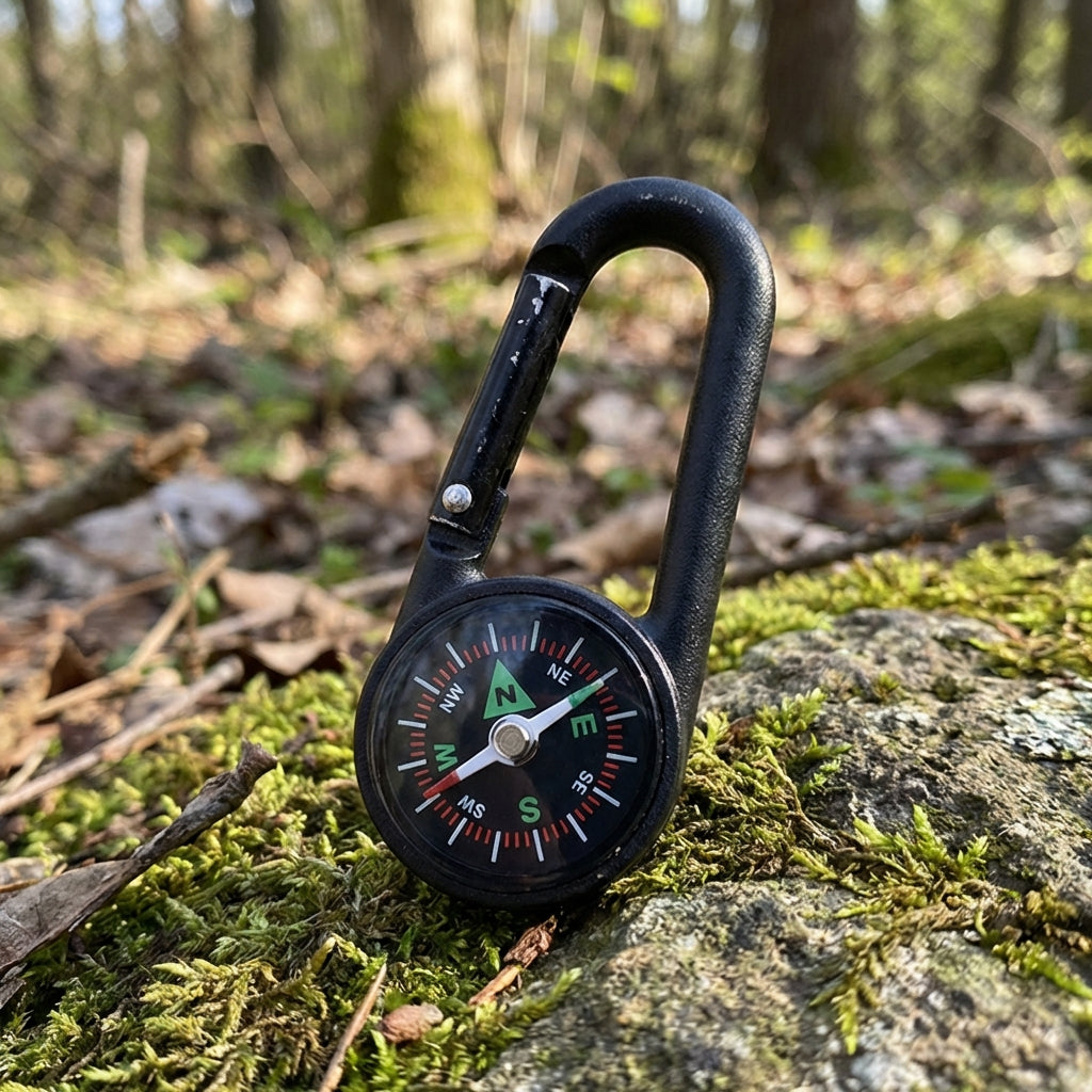 TrailLatch Mini Karabiner-Kompass-Schlüsselanhänger