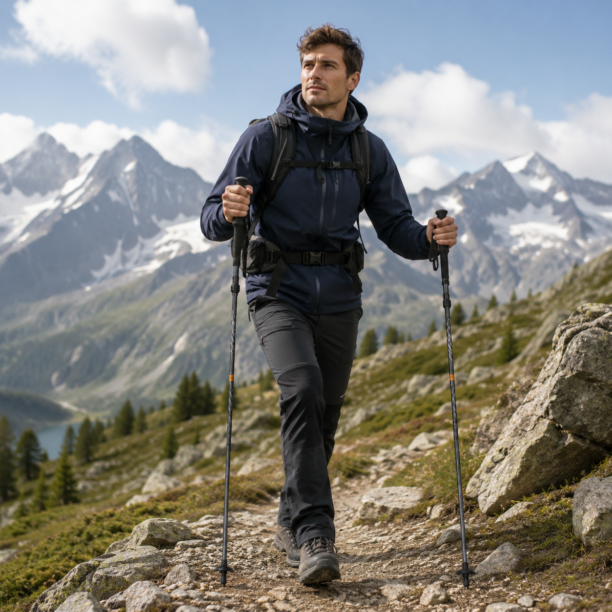 Nordspur | TrailNova Ultraleichte Zusammenklappbare Trekking-Stöcke