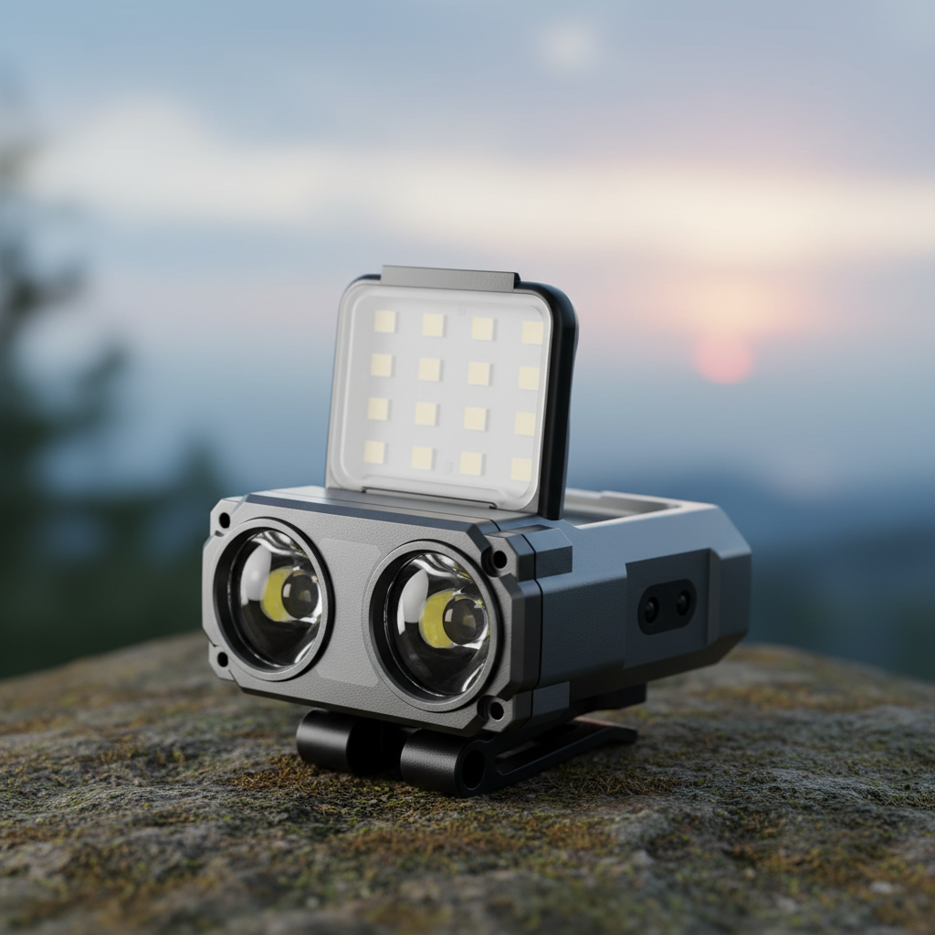 snoutatelier | TrailOrbis USB-Stirnlampe mit Bewegungssensor