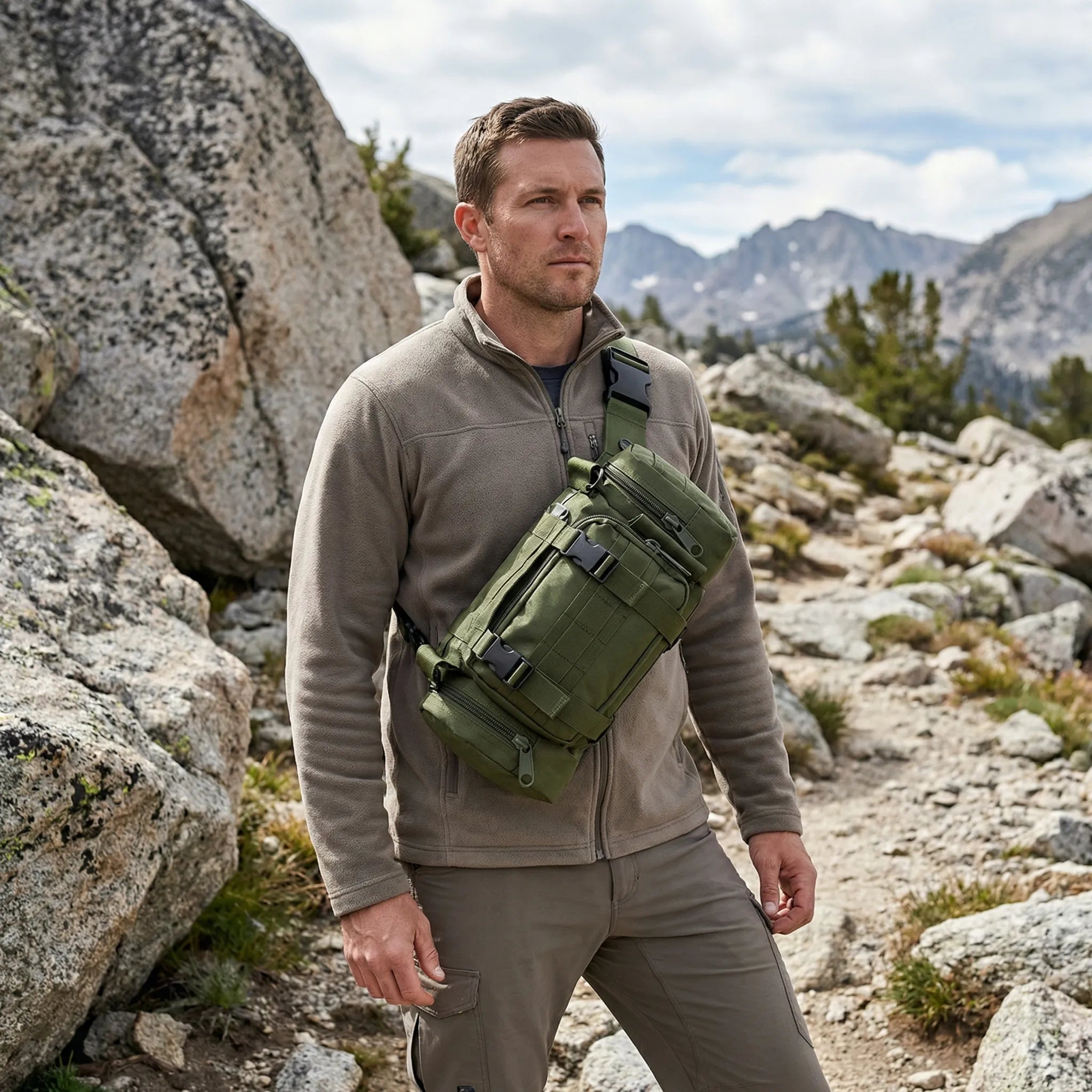 TrailRyx Kompakte Hüft-Sling-Tasche