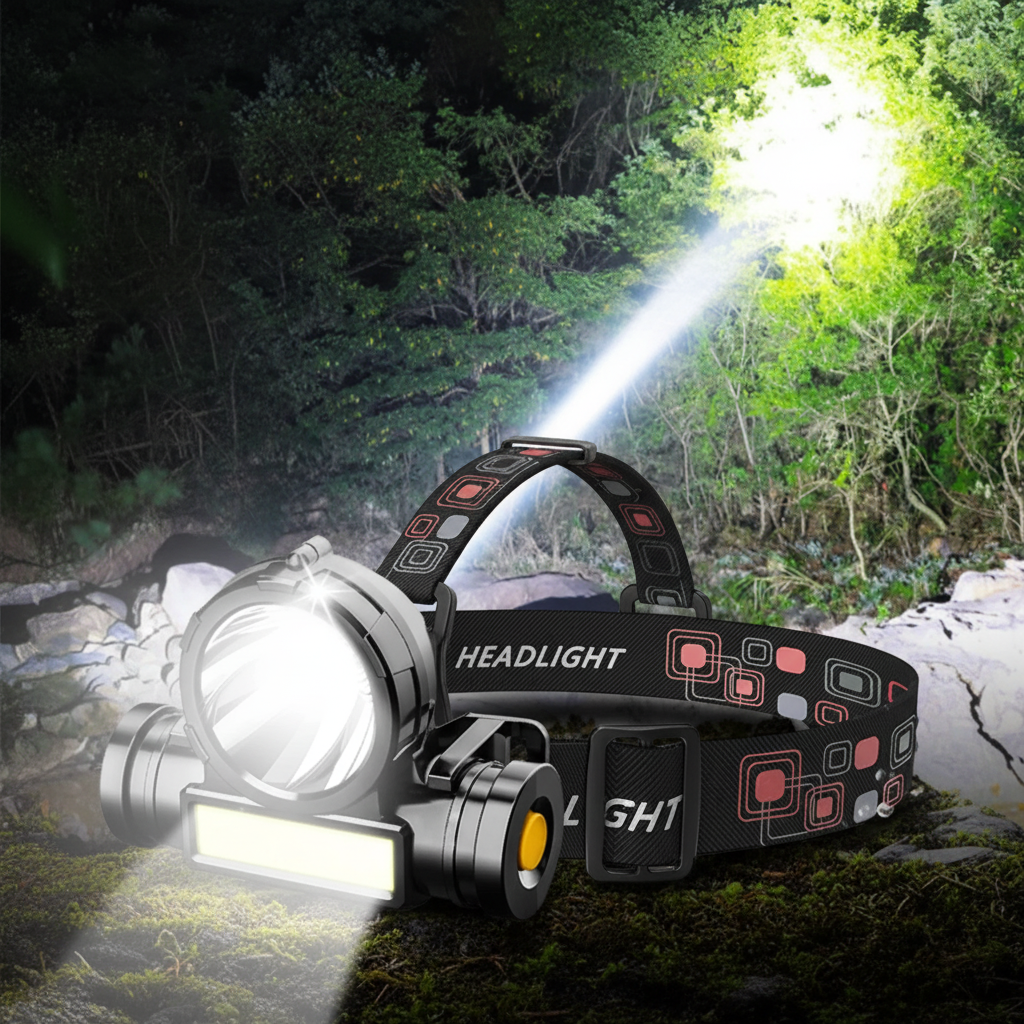 snoutatelier | TrailVanta USB-Stirnlampe aufladbar
