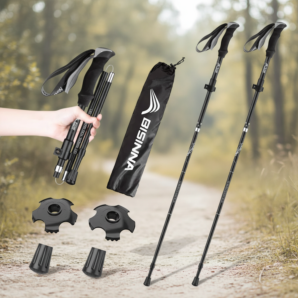 snoutatelier | TrailVero Ultraleichte Faltbare Trekkingstöcke