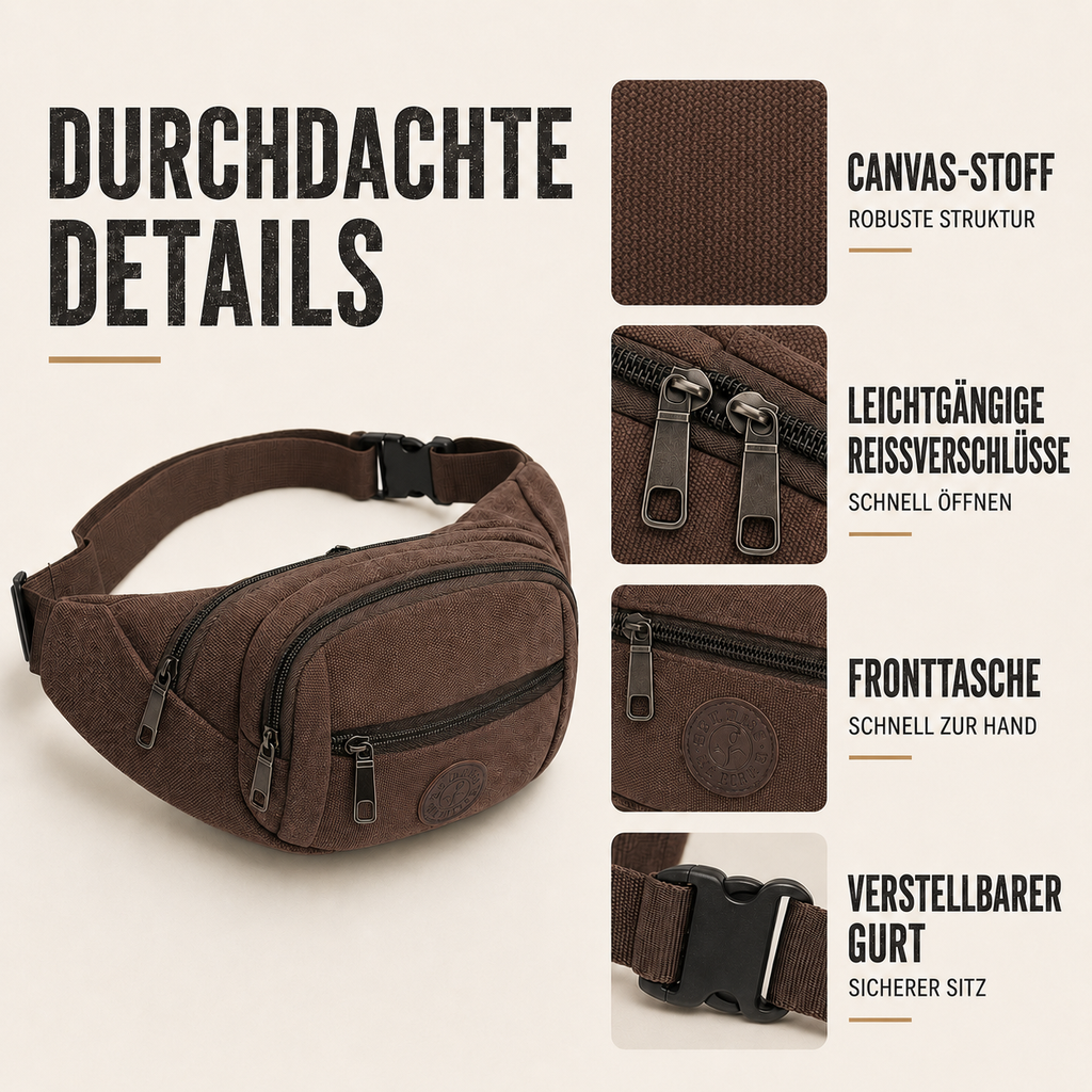 Trailridge Leichte Polyester-Gürteltasche