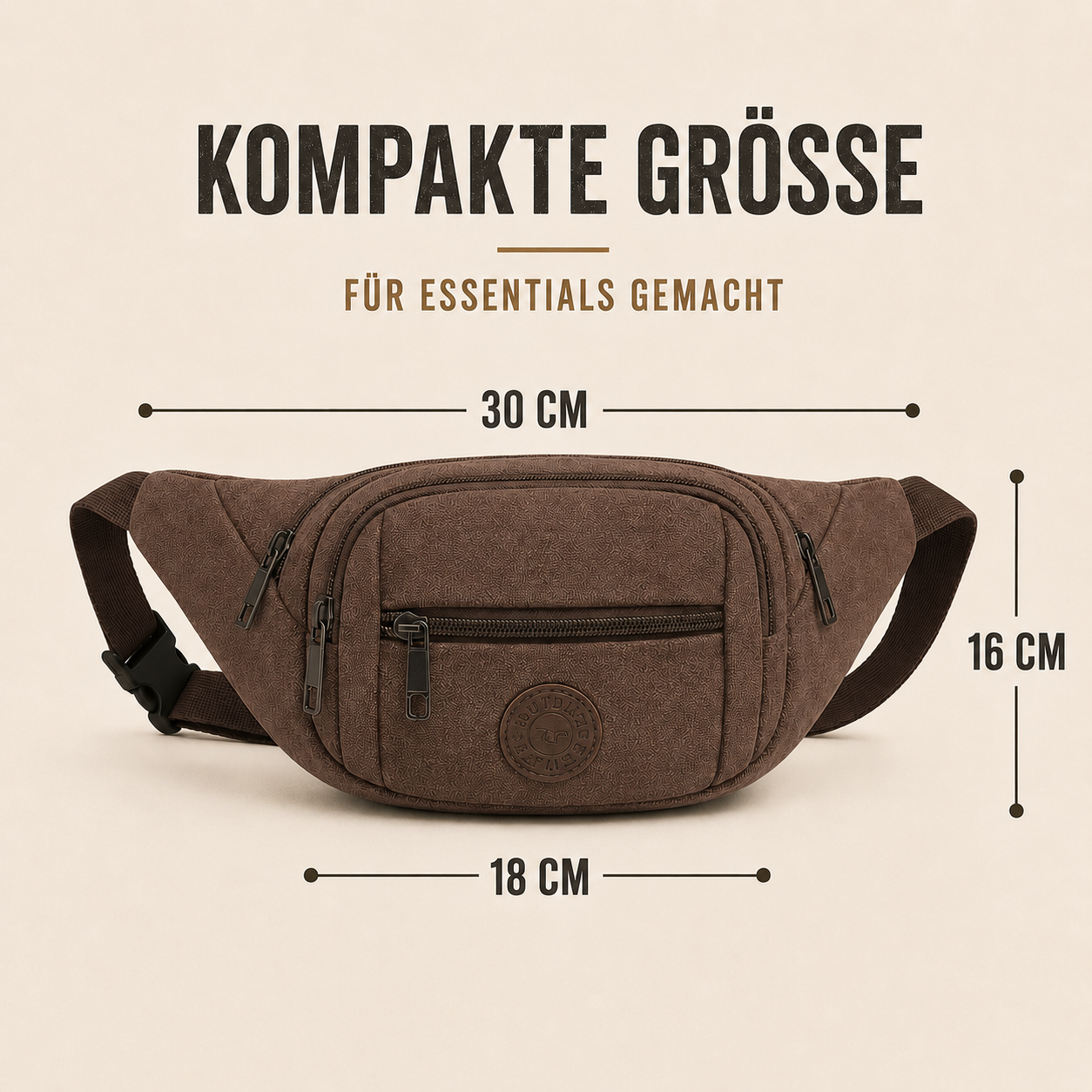 Trailridge Leichte Polyester-Gürteltasche