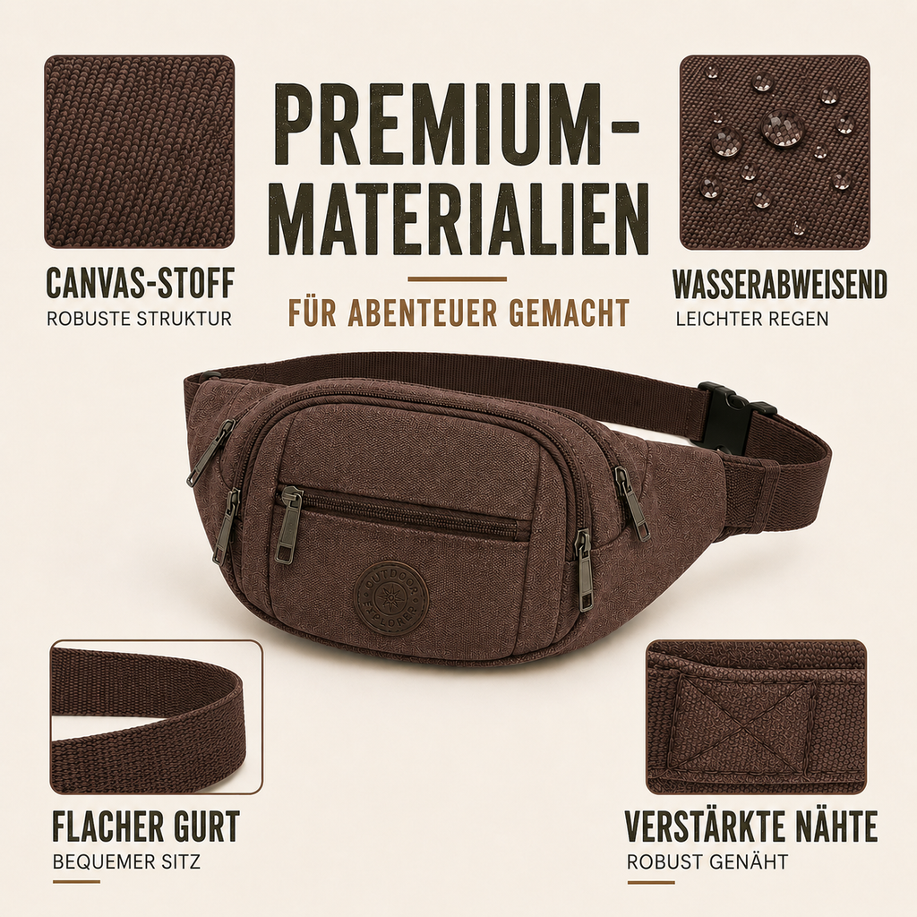 Trailridge Leichte Polyester-Gürteltasche