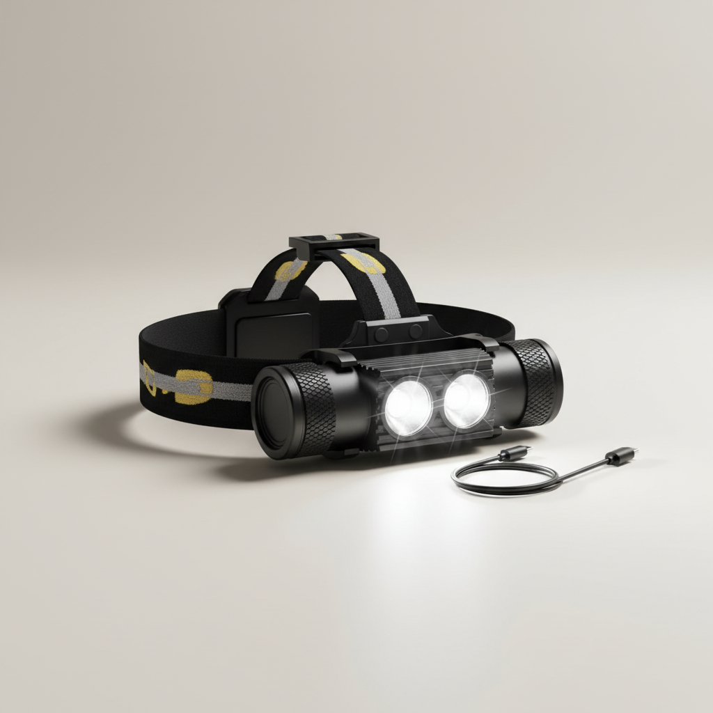 snoutatelier | Trailuxe Aufladbare Dual-LED-Stirnlampe