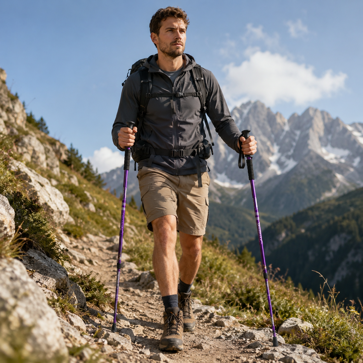 snoutatelier | Trailverge Leichte faltbare Trekking-Stöcke