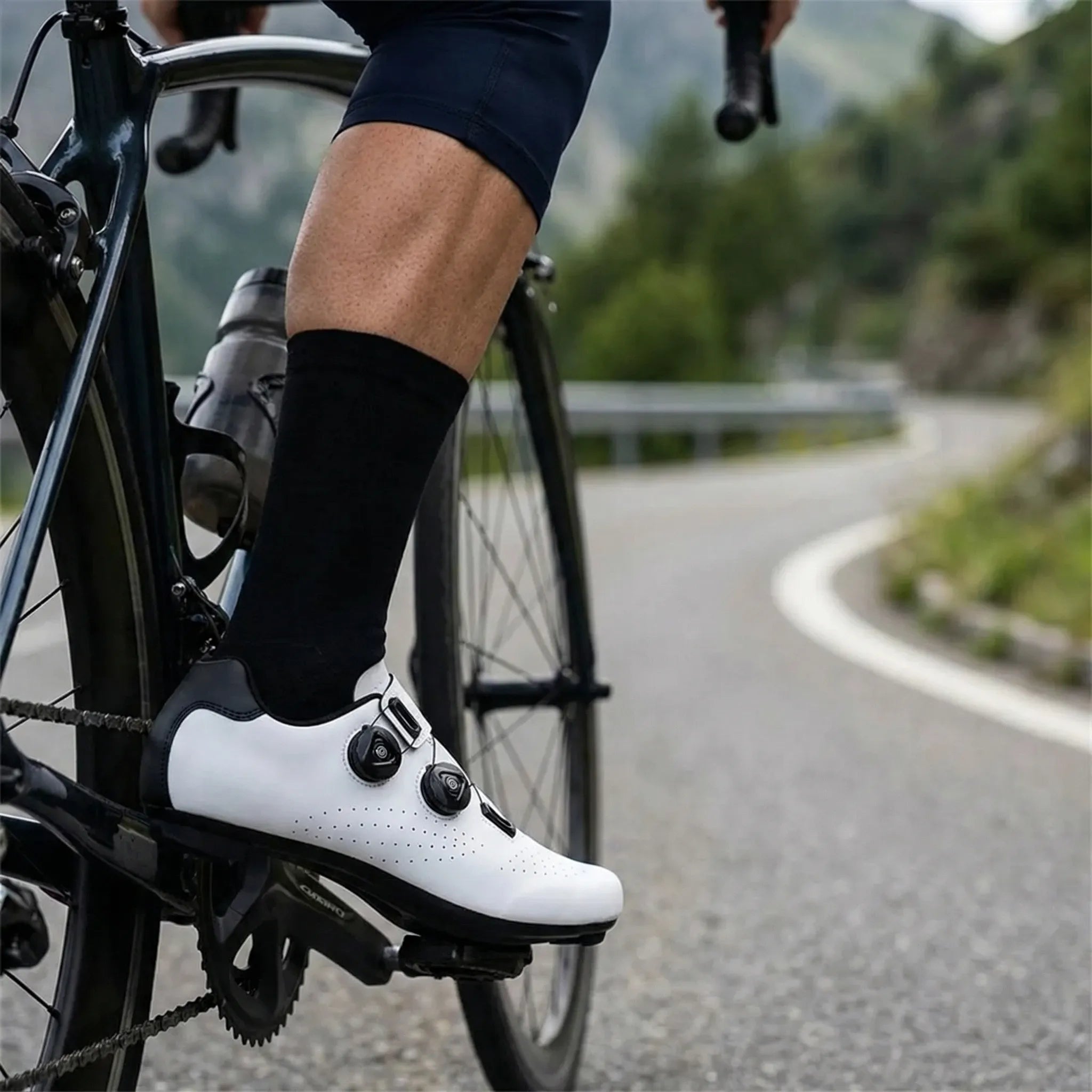 Traxelor Herren-SPD-kompatible Rennrad-Schuhe