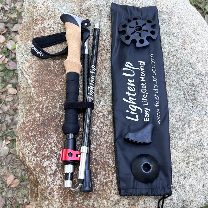 snoutatelier | Trekara Fünfteiliger Faltbarer Trekkingstab