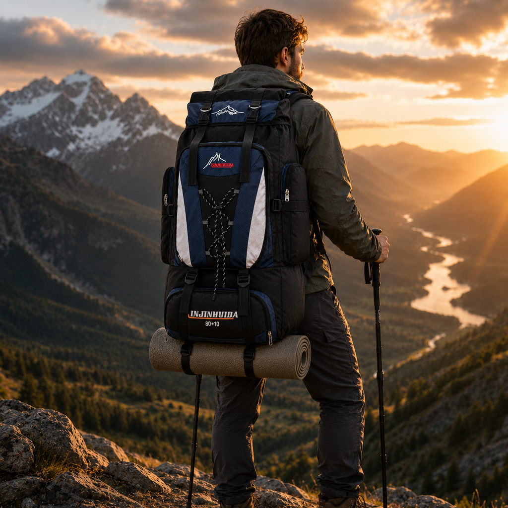 Trekking-Rucksack mit großem Volumen