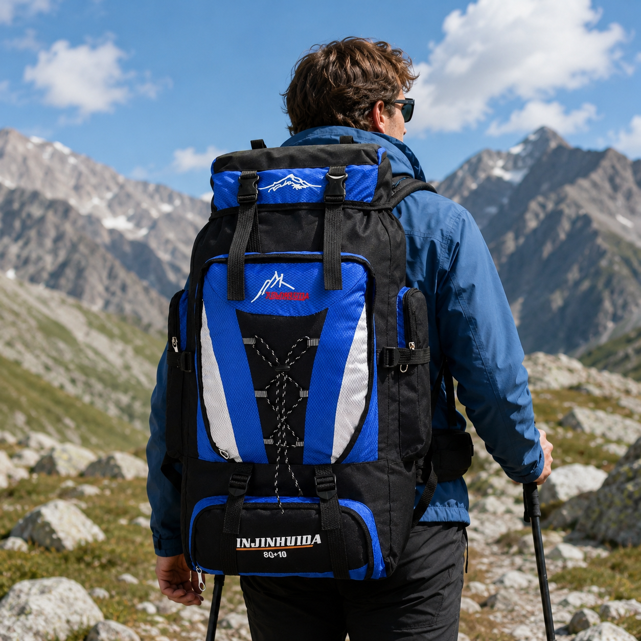 Trekking-Rucksack mit großem Volumen