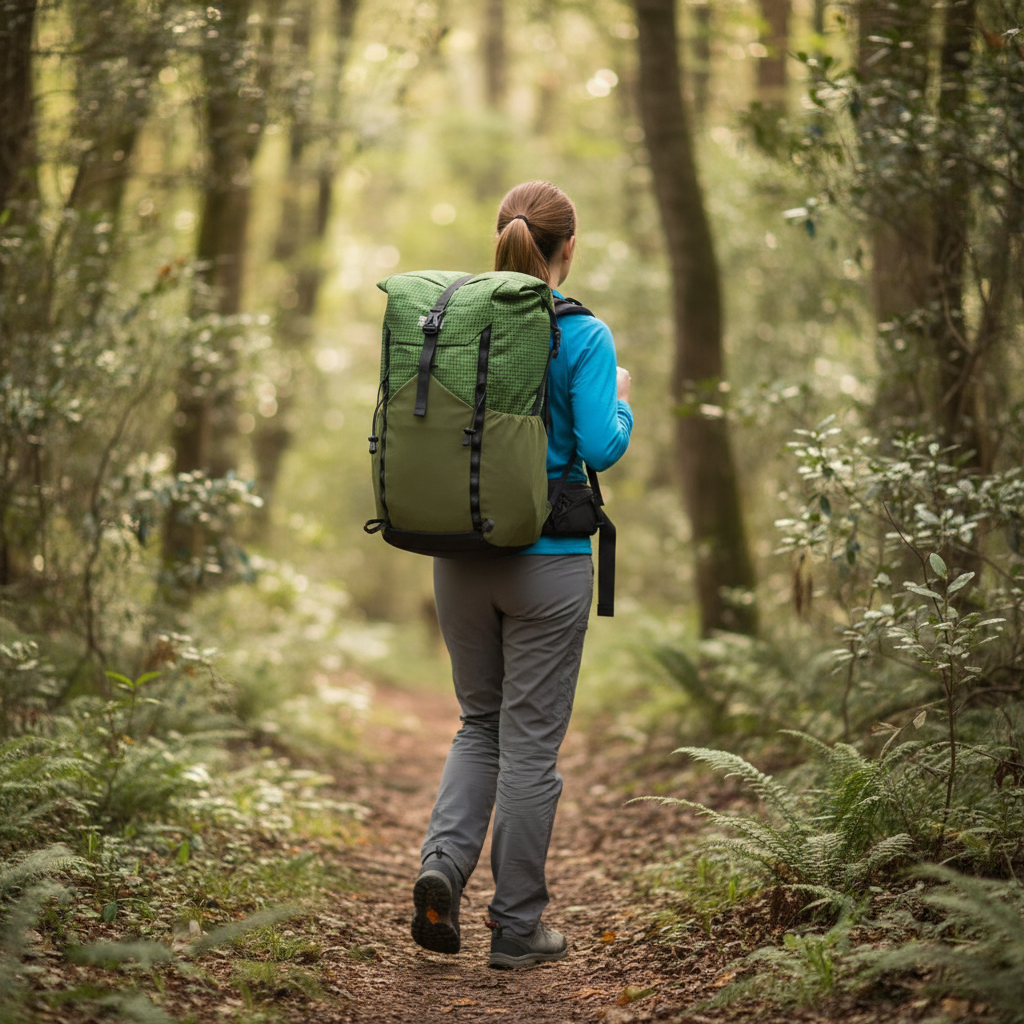 Ultraleichter Rolltop-Rucksack