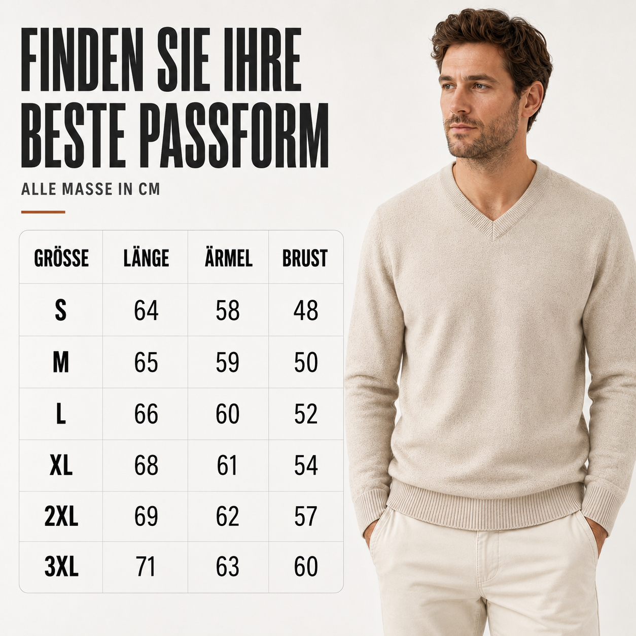 V-Ausschnitt Pullover