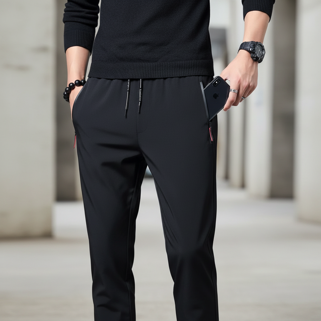 Vastaro Slim Straight Jogger-Hose