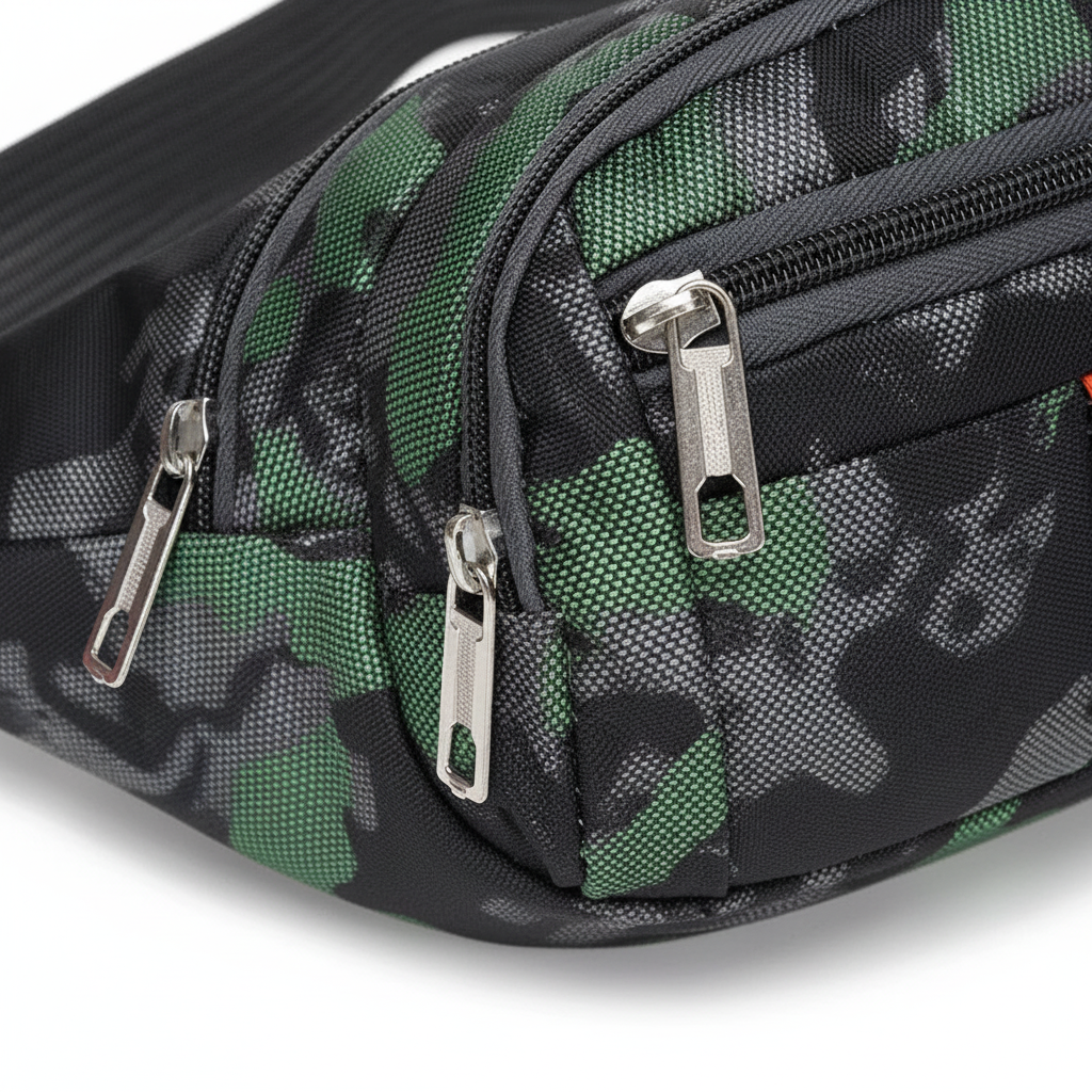 Vastio Camouflage Nylon-Gürteltasche