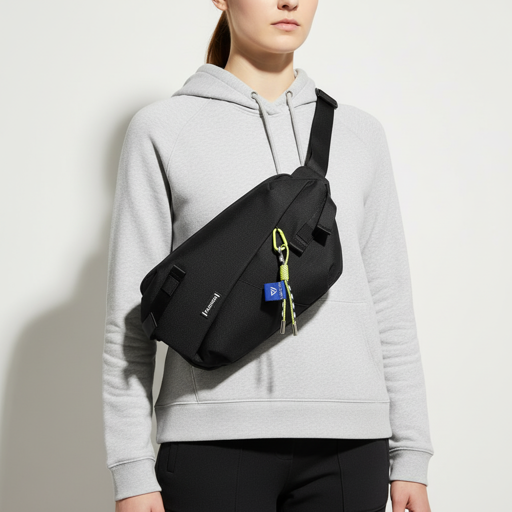 Vaylure Unisex Nylon-Crossbody-Tasche